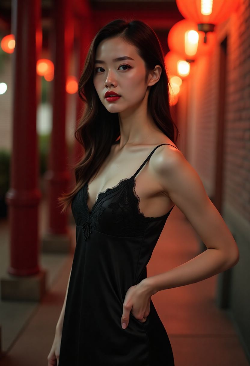 落日追缉动作场景